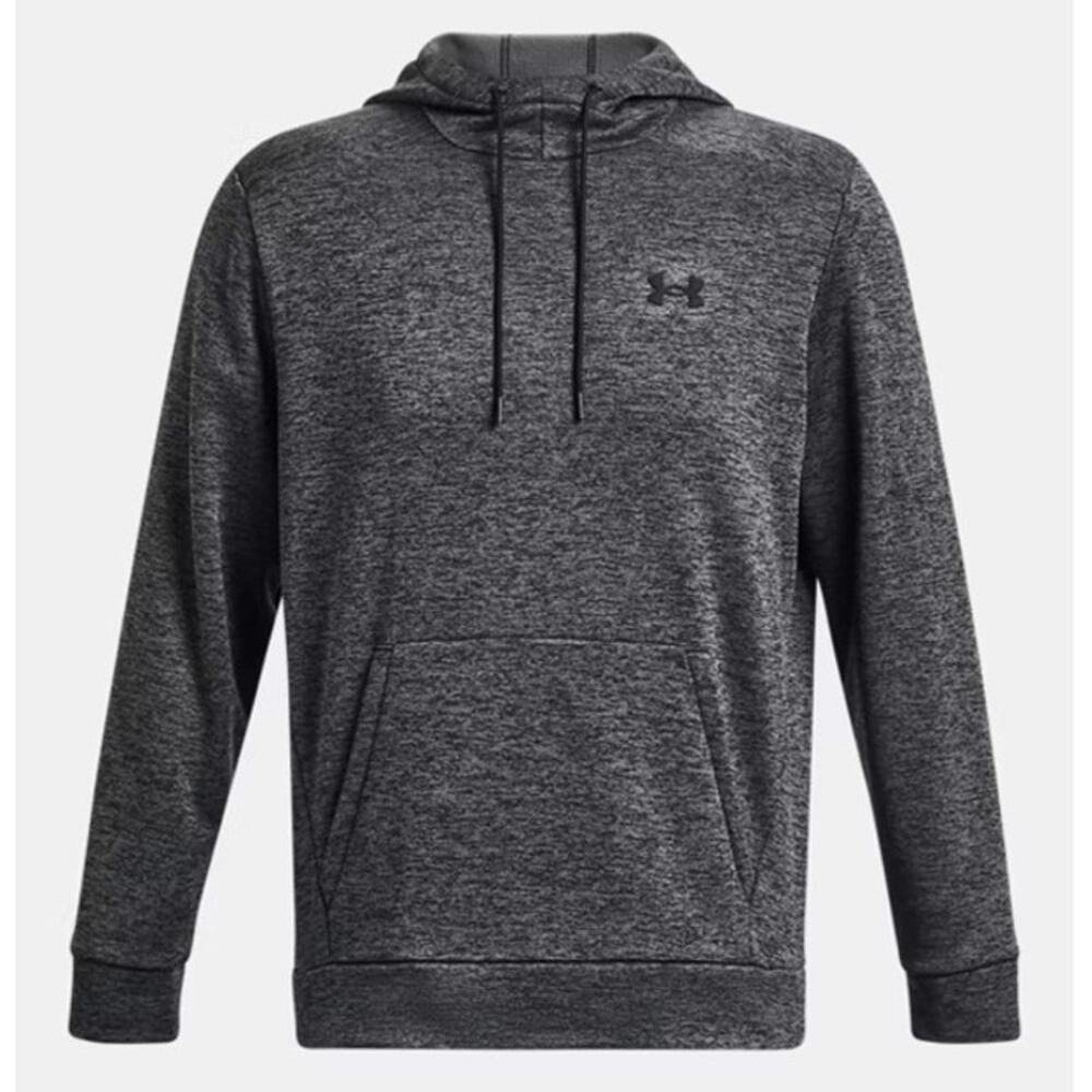 Under Armour Fleece Twist Hoodie Men's M Black Loose Fit Scuba Neck Lightweight